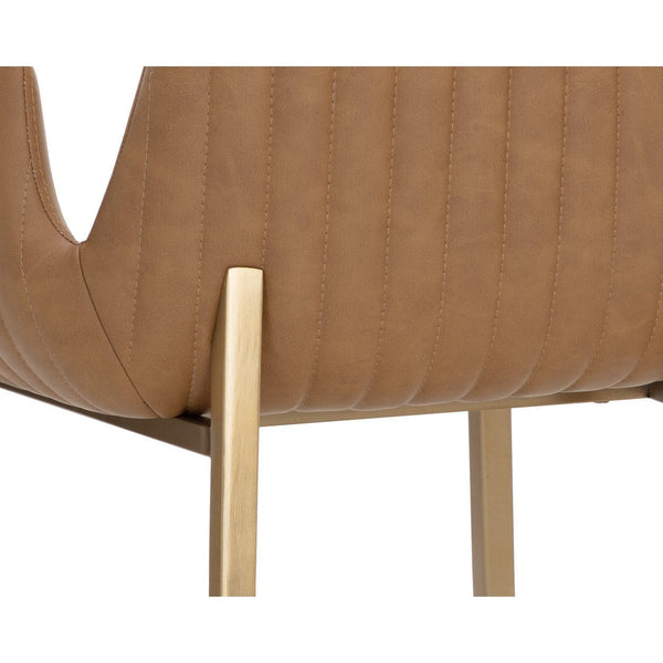 Lucano Counter Stool - Milliken Cognac