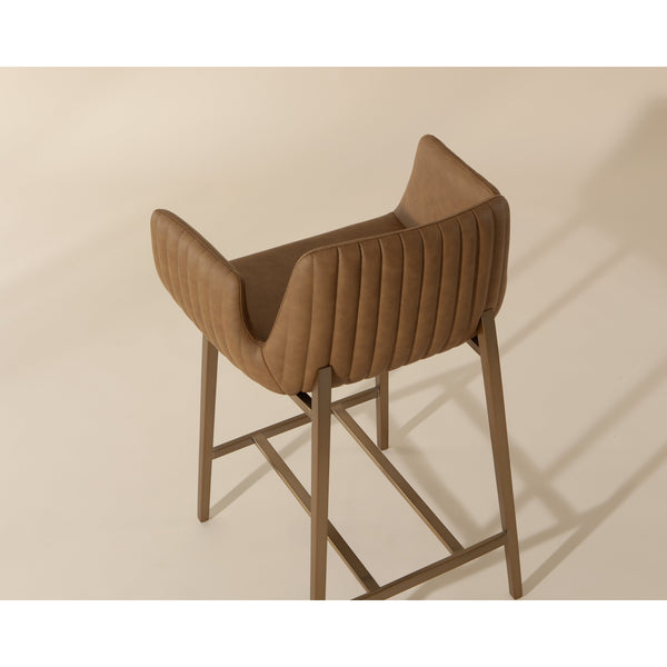 Lucano Counter Stool - Milliken Cognac