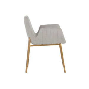 Lucano Dining Armchair - Belfast Heather Grey