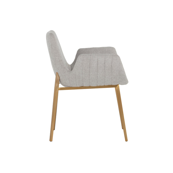 Lucano Dining Armchair - Belfast Heather Grey