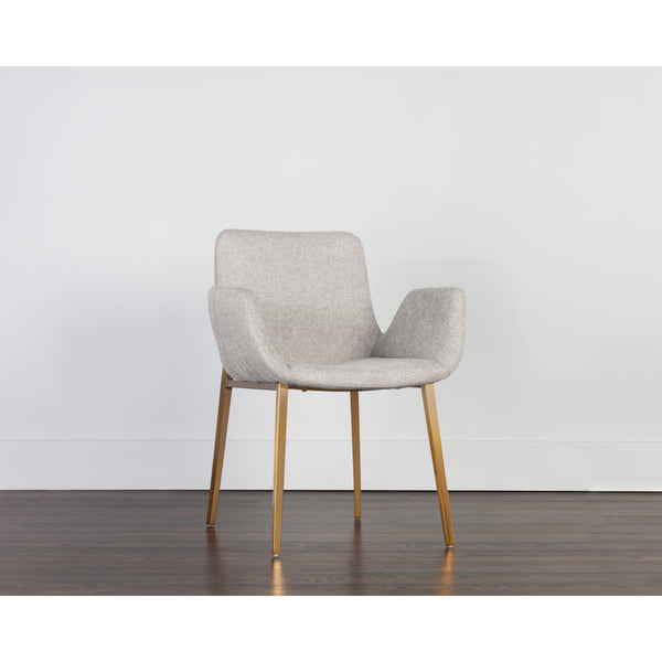 Lucano Dining Armchair - Belfast Heather Grey