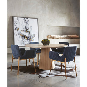 Lucano Dining Armchair - Belfast Navy