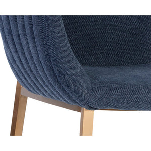 Lucano Dining Armchair - Belfast Navy