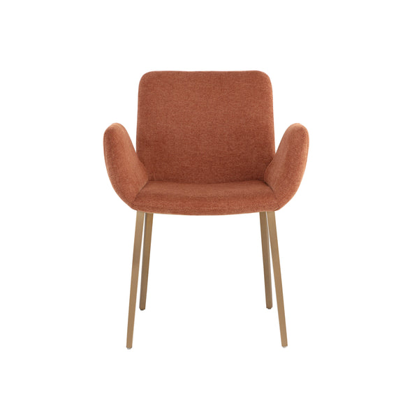 Lucano Dining Armchair - Belfast Rust