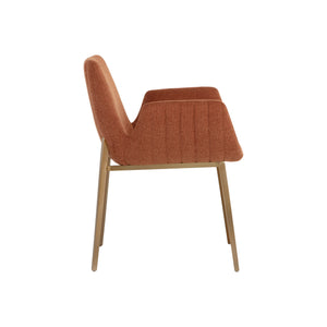 Lucano Dining Armchair - Belfast Rust