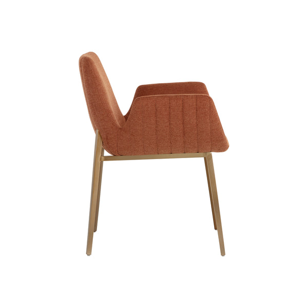 Lucano Dining Armchair - Belfast Rust