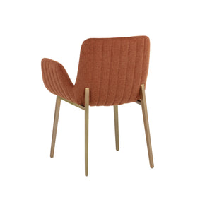 Lucano Dining Armchair - Belfast Rust