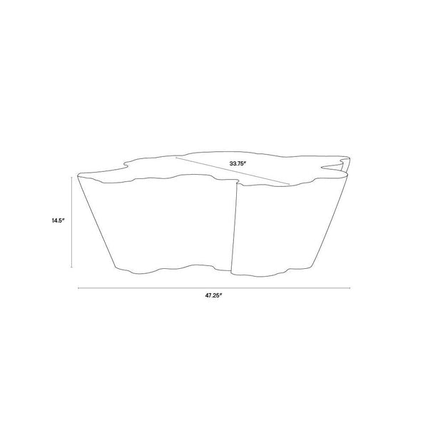 Lynx Coffee Table - Antique Grey