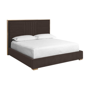 Mabel Bed King - Meg Dark Brown