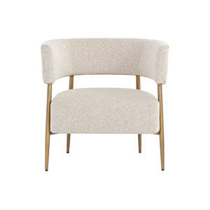 Maestro Lounge Chair - Dove Cream