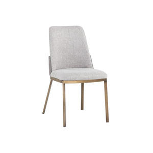 Marie Dining Chair - Belfast Heather Grey / Bravo Metal