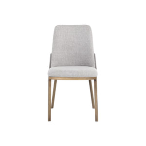 Marie Dining Chair - Belfast Heather Grey / Bravo Metal