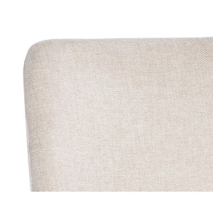 Marie Dining Chair - Belfast Oatmeal / Bravo Cognac