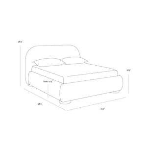 Marin Bed Queen - Kona Camel