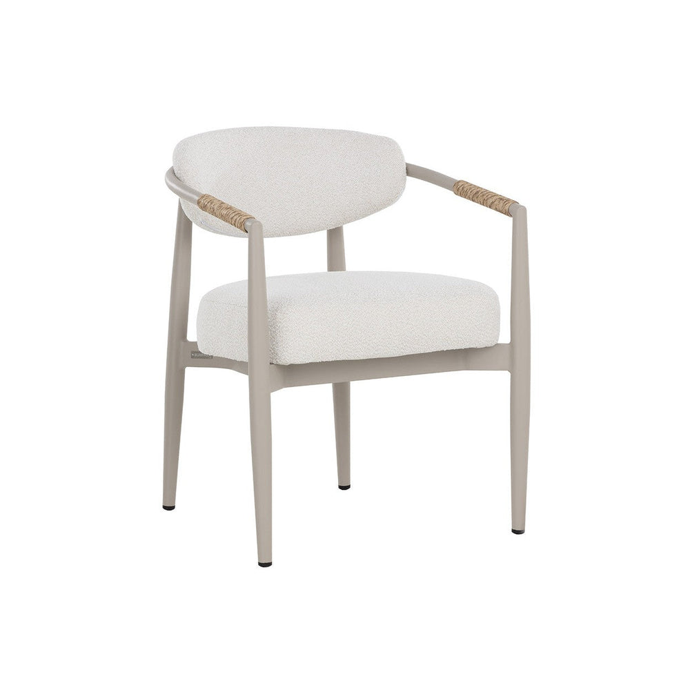 Marita Dining Armchair - Greige - Louis Cream