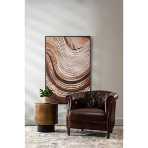 Marjorie Lounge Chair - Chocolate Leather