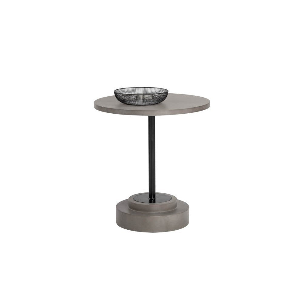Marlowe Bistro Table - Black - Grey - 27.5"