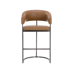 Marris Barstool - Gunmetal - Milliken Cognac