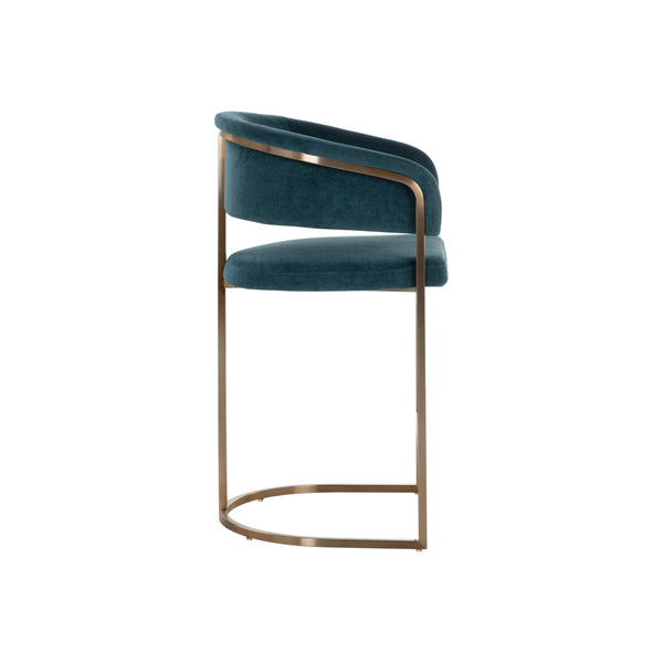 Marris Counter Stool - Gold - Danny Teal