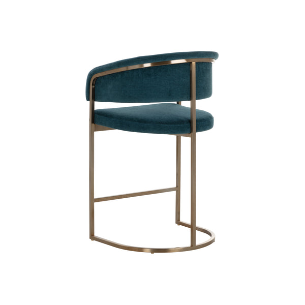 Marris Counter Stool - Gold - Danny Teal
