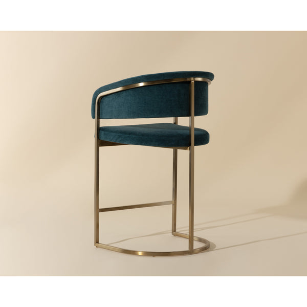 Marris Counter Stool - Gold - Danny Teal