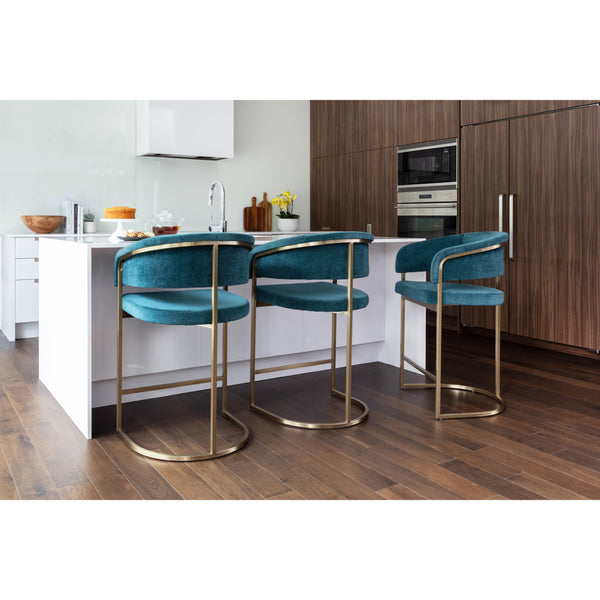 Marris Counter Stool - Gold - Danny Teal