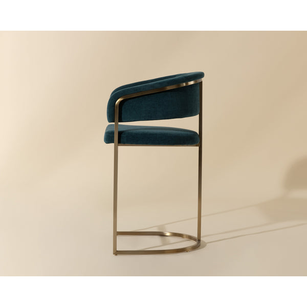Marris Counter Stool - Gold - Danny Teal