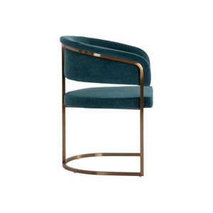 Marris Dining Armchair - Gold - Danny Teal