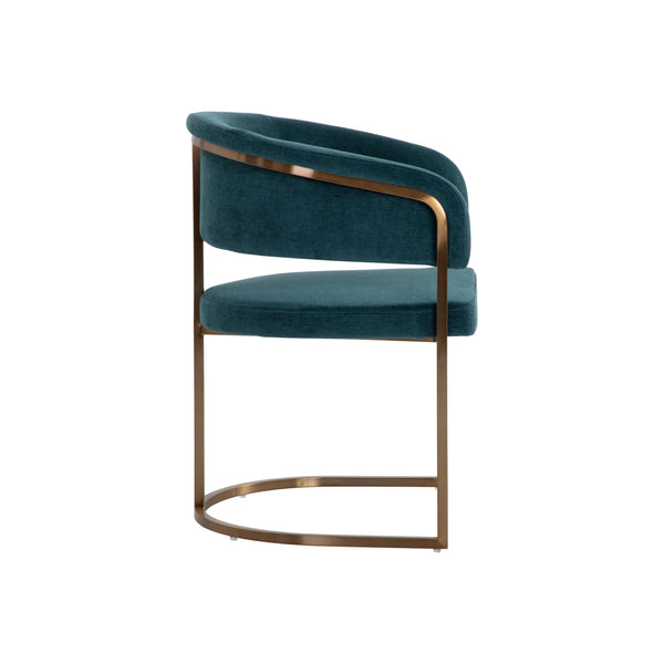 Marris Dining Armchair - Gold - Danny Teal