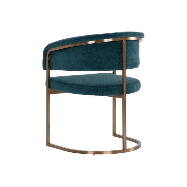 Marris Dining Armchair - Gold - Danny Teal