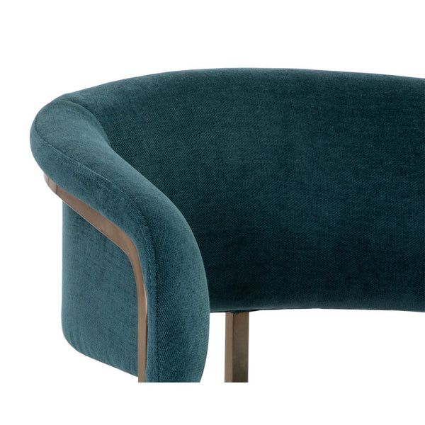 Marris Dining Armchair - Gold - Danny Teal