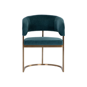 Marris Dining Armchair - Gold - Danny Teal