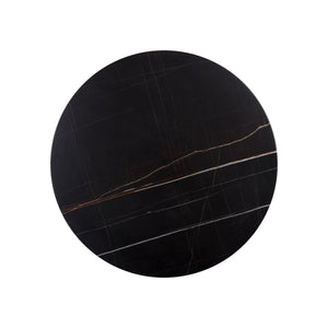 Massie Bistro Table - Black Marble - 35.5"