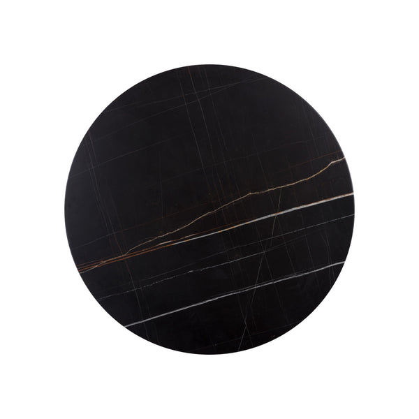Massie Bistro Table - Black Marble - 35.5"