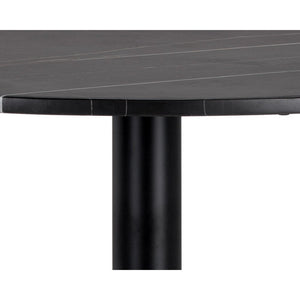 Massie Bistro Table - Black Marble - 35.5"