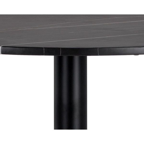 Massie Bistro Table - Black Marble - 35.5"