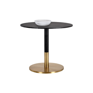 Massie Bistro Table - Black Marble - 35.5"