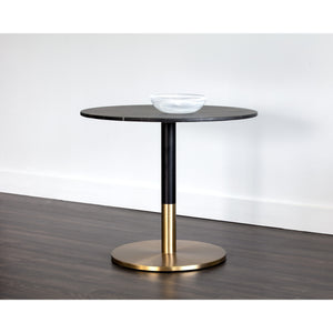 Massie Bistro Table - Black Marble - 35.5"