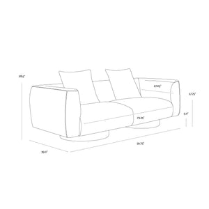 Mattis Sofa - Santa Cruz Oatmeal