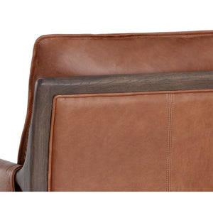 Mauti Armchair - Brown - Shalimar Tobacco Leather