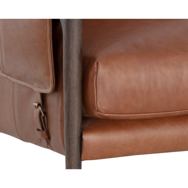 Mauti Armchair - Brown - Shalimar Tobacco Leather