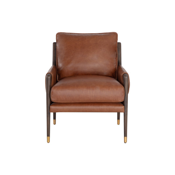 Mauti Armchair - Brown - Shalimar Tobacco Leather