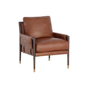 Mauti Armchair - Brown - Shalimar Tobacco Leather