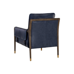 Mauti Armchair - Distressed Brown - Cortina Ink Leather
