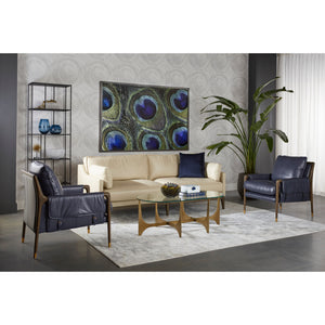 Mauti Armchair - Distressed Brown - Cortina Ink Leather