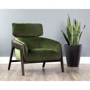Maximus Lounge Chair - Moss Green