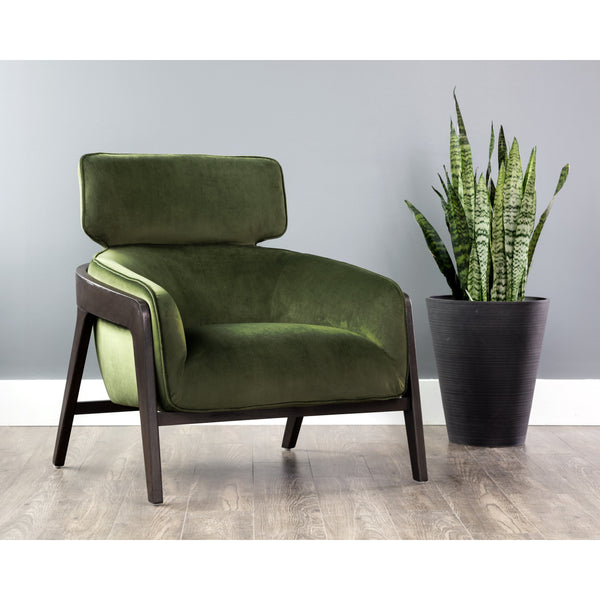 Maximus Lounge Chair - Moss Green