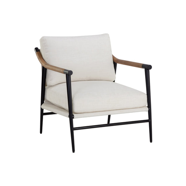 Meadow Armchair - Heather Ivory Tweed