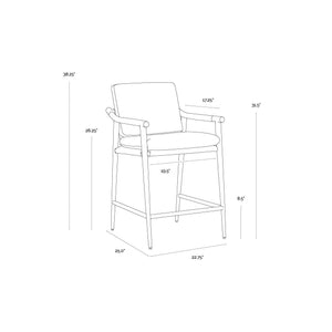 Meadow Counter Stool - Vault Fog