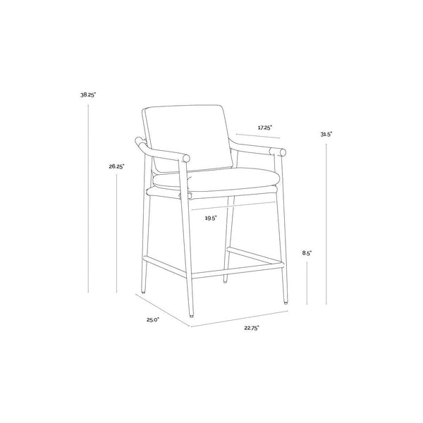 Meadow Counter Stool - Vault Fog